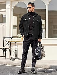 COOFANDY Men's Quilted Shirt Jacket Fashion Shacket