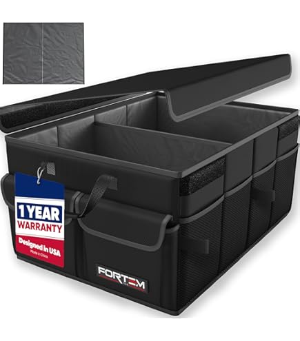 KEYOOG Car Trunk Organizers And Storage, Sturdy Curacao - View #4