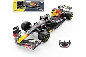 Voltz Toys Authentic Licensed 1:12 F1 RedBull Rb18 Car Remote Control Car - F1 Collection RC car Series for Kids and Adults - 2.4GHz RC Car for Gift (1:12 RedBull Rb18(NO.1))