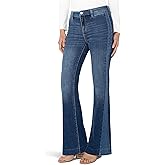 Liverpool Womens Hannah Flare with Blocking Details Mid-Rise Jeans 30" Inseam