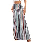 Zando Long Skirts for Women Trendy Dresses High Waisted Maxi Skirt Casual Workout Stretchy Flared Flower Skirt for Girls