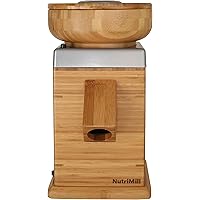NutriMill Harvest Stone Grain Mill, 450 Watt - Silver