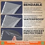 G4GADGET A4 Plastic Pockets with Reinforced Spine 30 Micron Pack of 100 view 6