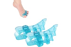 DR JK DR. JK- ToePal Gel Toe Separator, Wide, 1 Pair, Toe Spacers, Toe Straightener, Hammer Toe Straightener, Toe Spreader, Toe Stretcher, Toe Corrector for Women and Men, Bunion Corrector