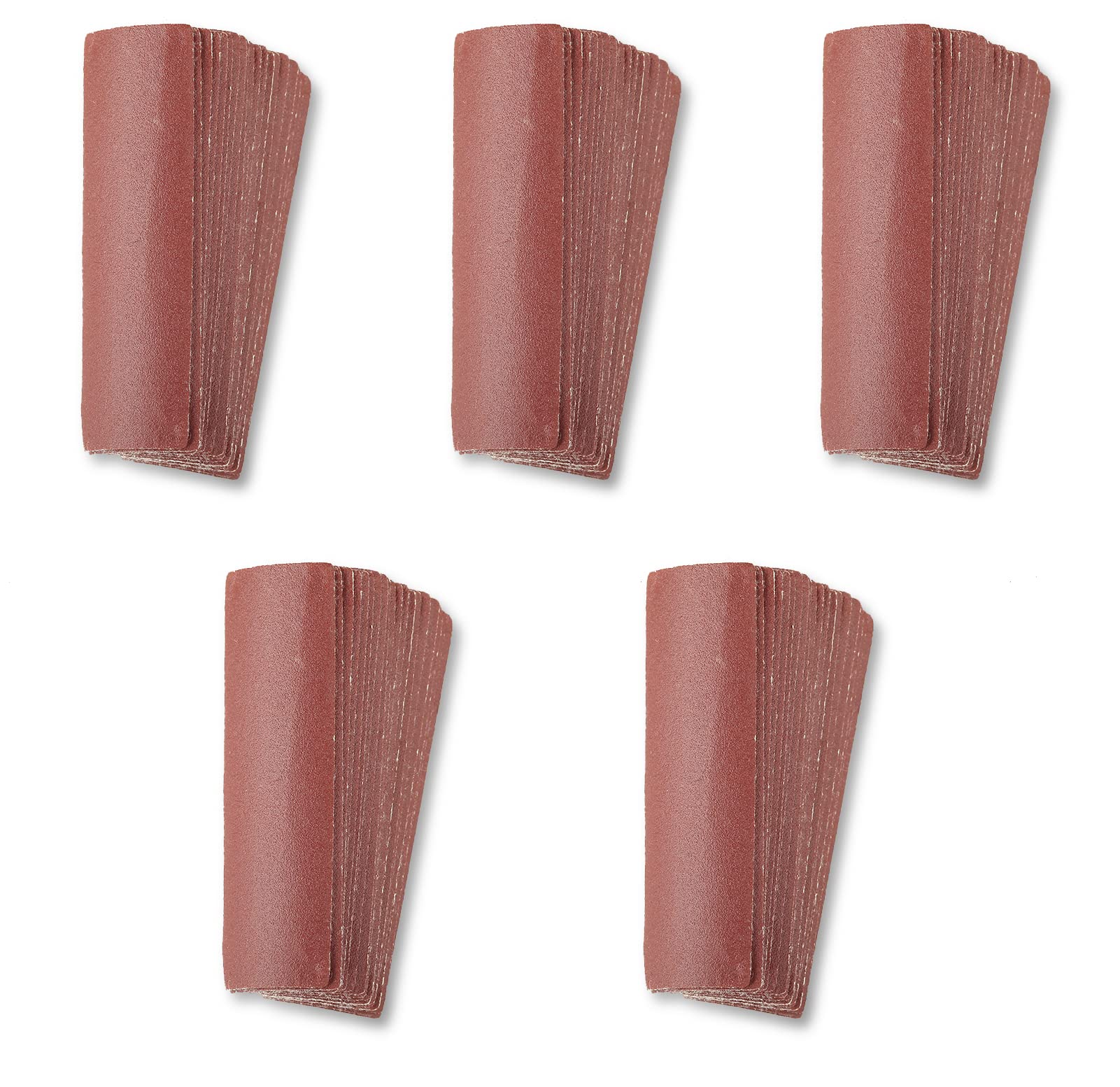 SPEEDWOX 100 PCS Micro Sander 3.5 x 1.2 Inch Detail Handle Sanding Tools Grit 240 Micro Finishing Sander Paper Hook & Loop Aluminum Oxide Sandpaper Detail Sander Refill Detail Sander Sandpaper