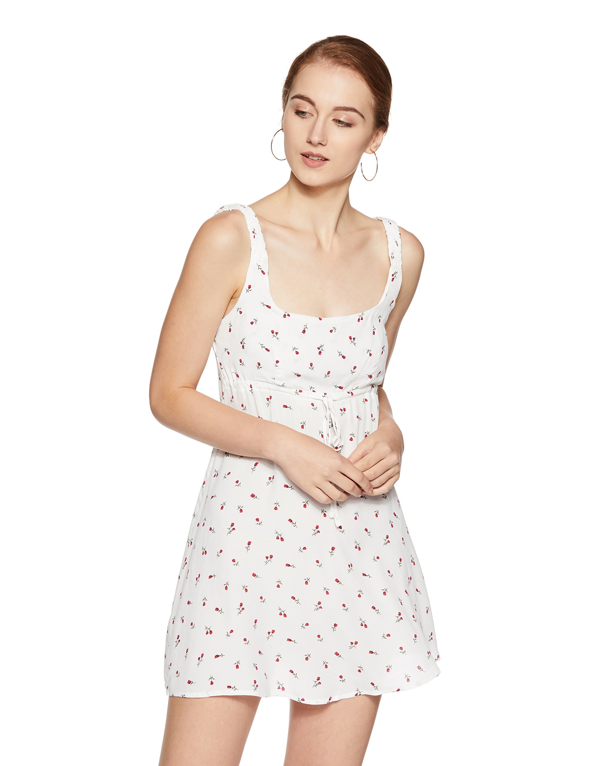 a line mini dress forever 21 Floral Print A-Line Mini Dress
