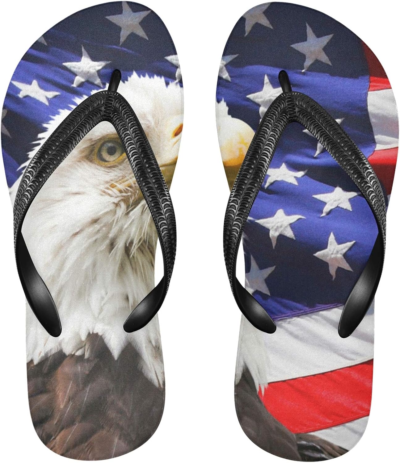 Amazon.com | Blueangle American Flag Eagle Thong Sandal Men’s and Women