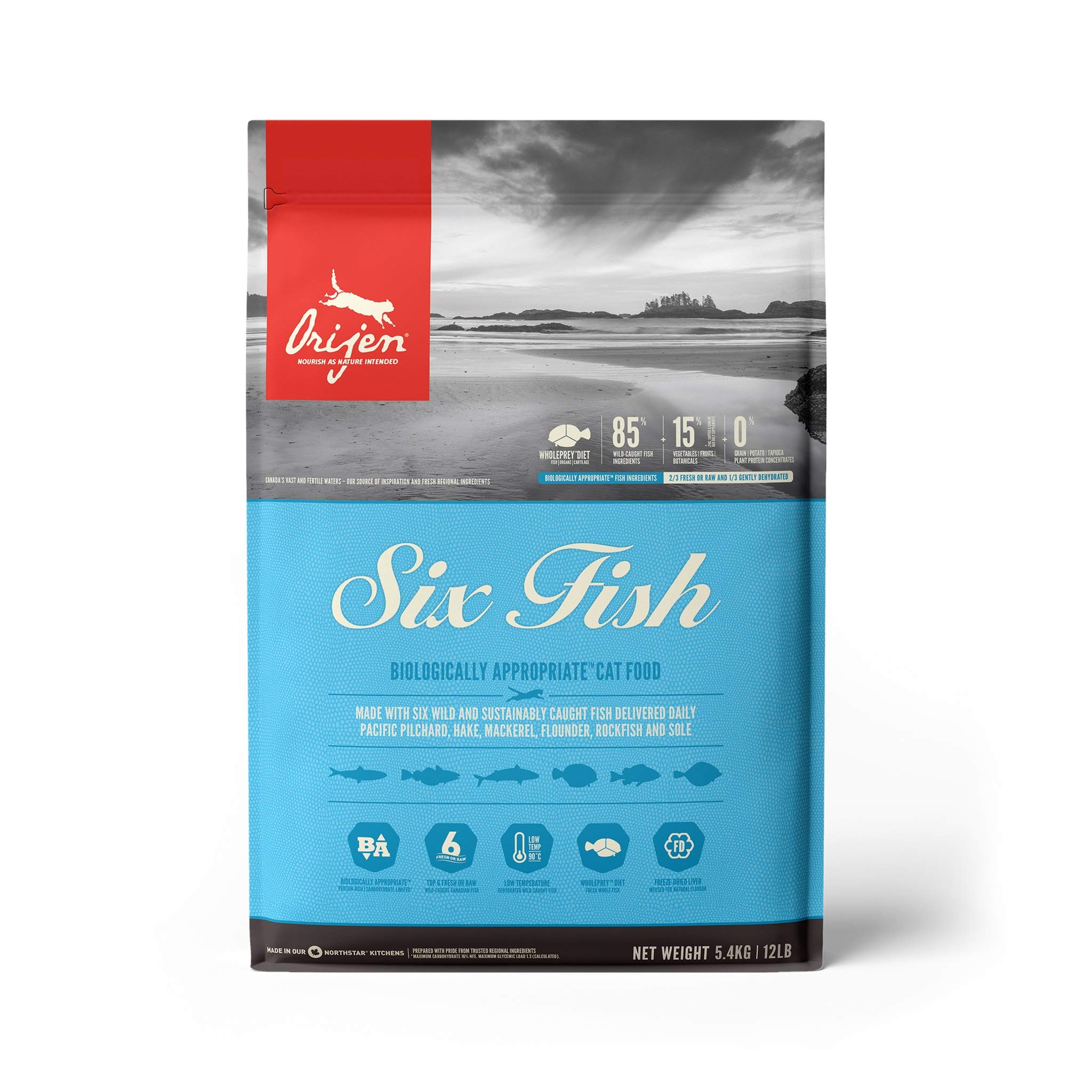 Orijen Six Fish Cat And Kitten Food 5 4 Kg Buy Online In Sweden At Sweden Desertcart Com Productid