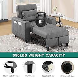 YITAHOME Sleeper Chair Bed for Adults, 3-in-1