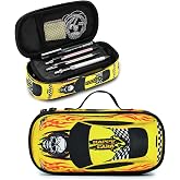 sunwarshile Car Pencil Case Zippered Pencil Box Multi Compartment Pen Pouch Holder for Boys Girls School Office