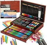 KINSPORY 146 PCS Art Set Deluxe Painting Case for Kids Teens 4 12 view 1