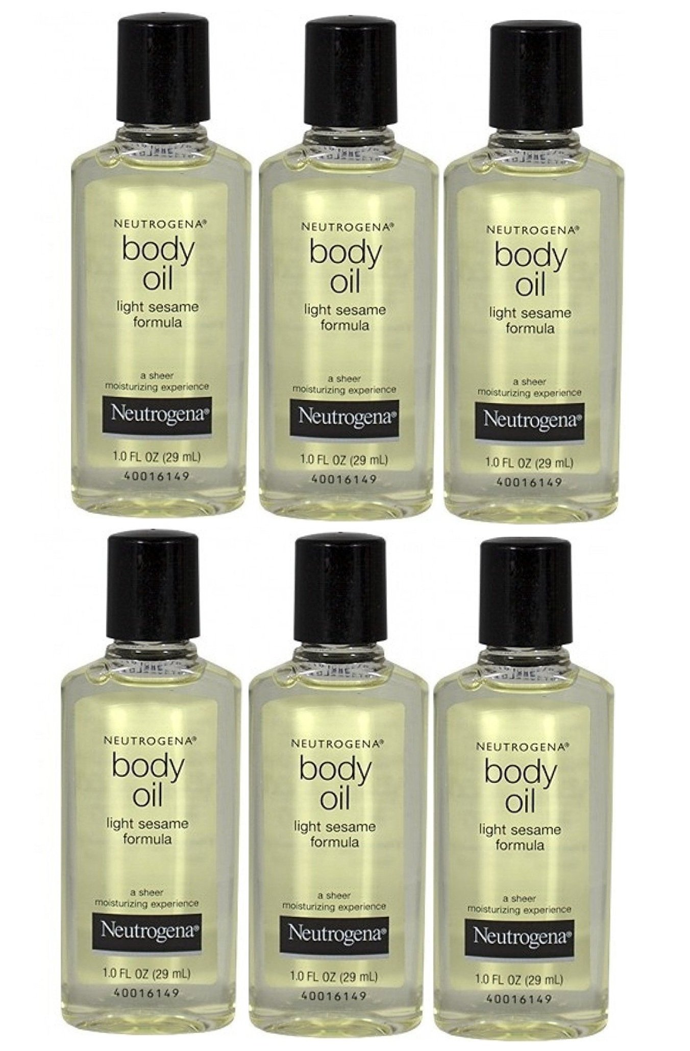 2 Pack of Neutrogena Body Oil Light Sesame Formula, 216