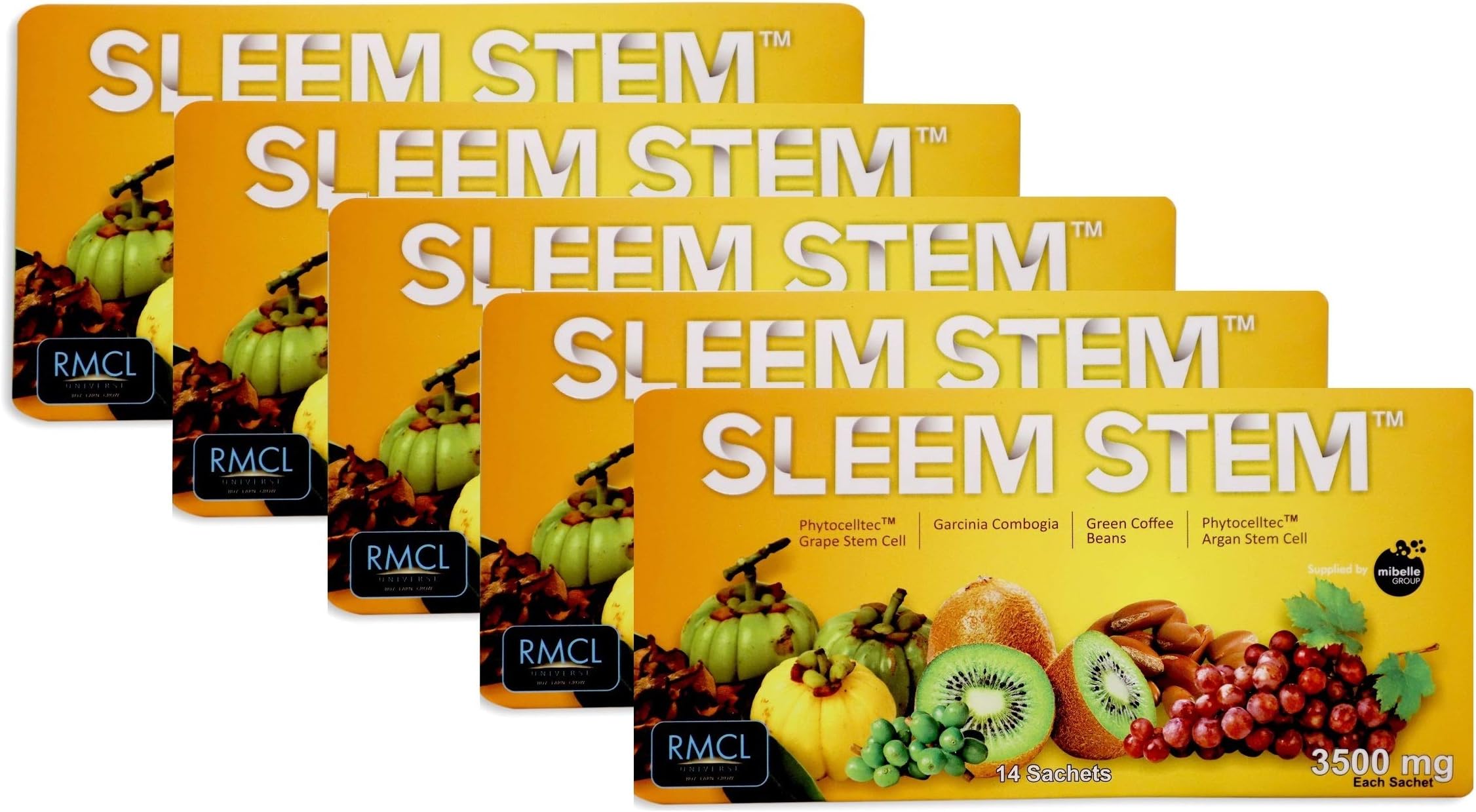 RMCL Sleem (3500 mg) | Original and Genuine Product | Supports Healthy Body Weight | Rejuvenates Epidermal Cells | (Pack of 5, 70 Sachets)