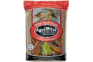 Agri-Tel Grain Wild Finch & Small Bird Food for Outdoor Feeders | Nyjer (Thistle) Bird Seed, Canary Seed, Millet, Hemp, etc |