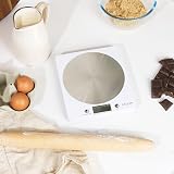 Salter White Disc Digital Kitchen Scale 5kg Add & Weigh Aquatronic view 4