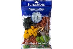 SuperMoss (23309) Moss Mix – Premium Decorative Moss for Crafts, Terrariums, Wedding & Table Décor, 80.75 Cubic inches (Approx. 2 oz), Halloween