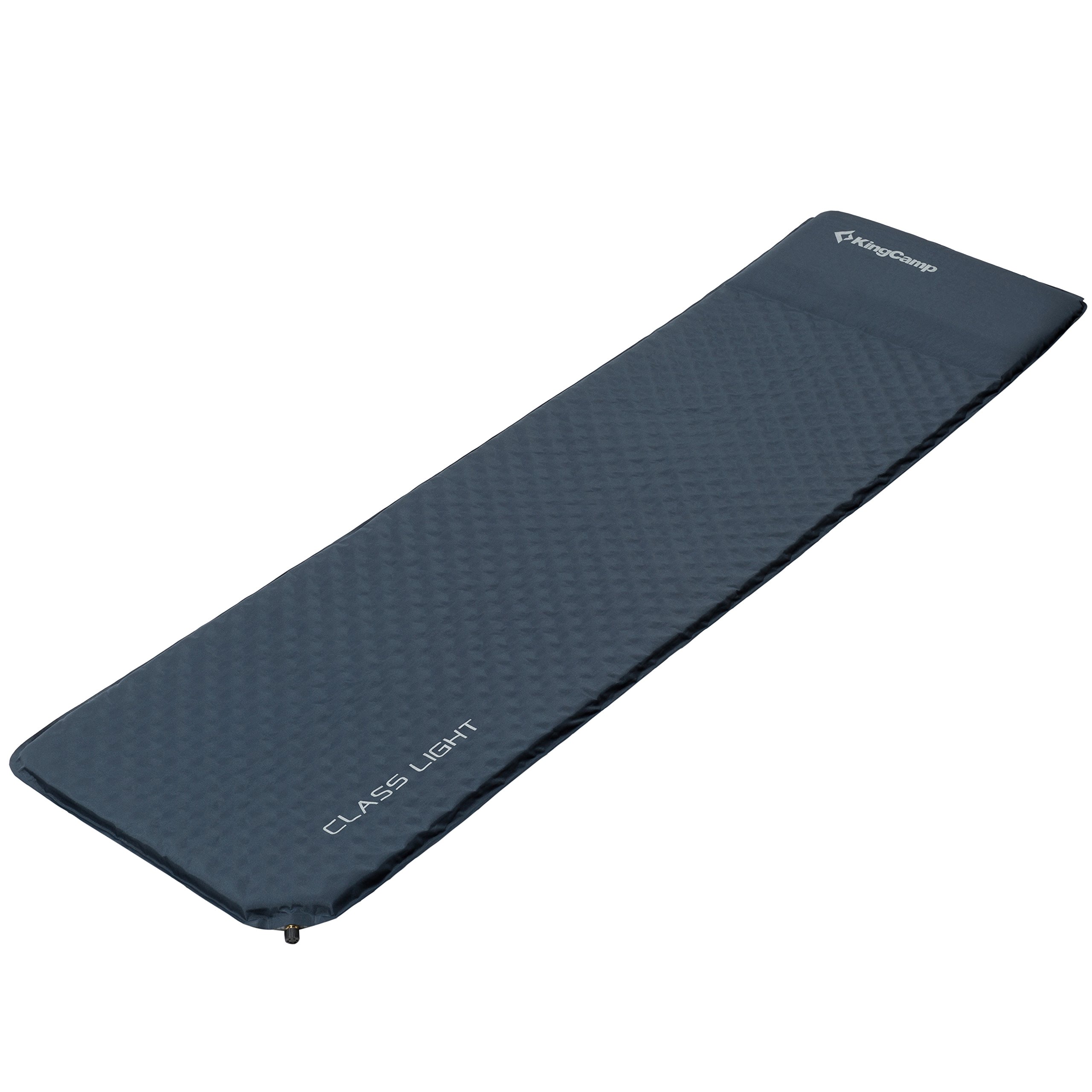 KingCamp CLASSIC Light Comfort Self-Inflating Camping Sleeping Pad with Built-in Pillows