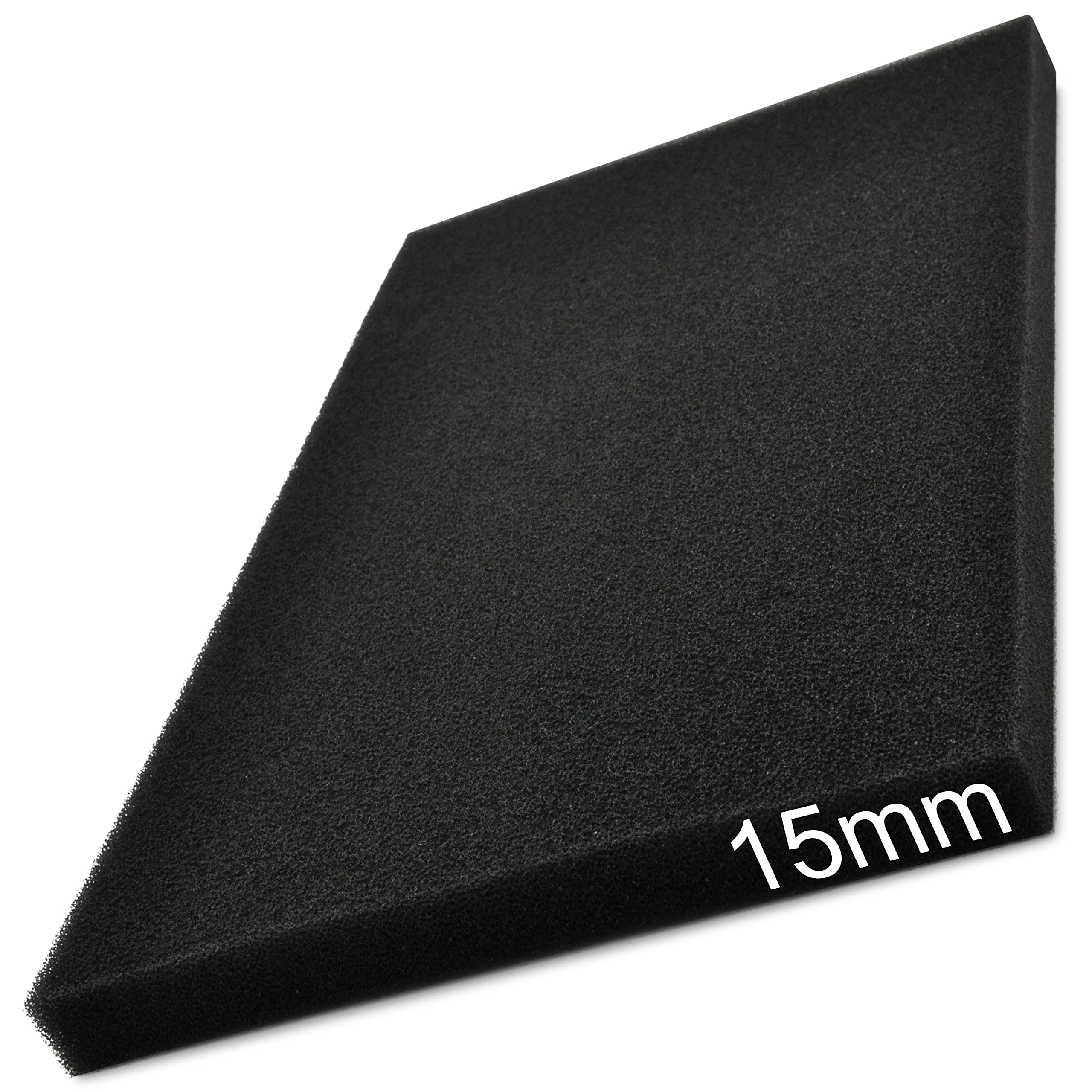 Easyboost Air Filter Foam 28x15cm Thickness 15mm Cutting for Scooter Motorbike Quad Lawnmower Brushcutter Tiller Airbox Filtration