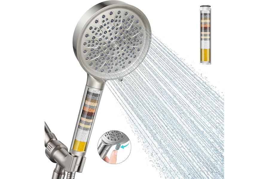 Best Filtered Shower Heads with Water Softening 2026