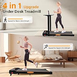 ACTFLAME Walking Pad with Incline, Portable