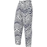 Zubaz NFL Men's Classic Zebra Print Left Hip Team Logo Pant, Dallas Cowboys 24, Large