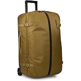 Thule Aion 70cm Wheeled Duffel - Wet/Dirty Storage Pocket - Smooth Rolling Wheels - Interior Compression Straps - Lockable Exterior Zippers - 100% Recycled PFC-Free Waxed Canvas Fabric