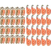 20 Pack Tie-Down Straps 1.5 Inch x 20 Feet Ratchet Straps J Hook Heavy Duty Ratchet Cargo Strap 4000Lbs Polyester Webbing Fit for Transportation Immobilization