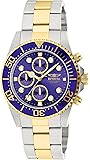 Invicta Men's 1773 Pro Diver 18k Gold Ion-Plating and Stainless Steel Watch