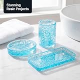 Hemway Glitter Shaker Baby Blue Iridescent 130g Extra Chunky for Crafts view 5