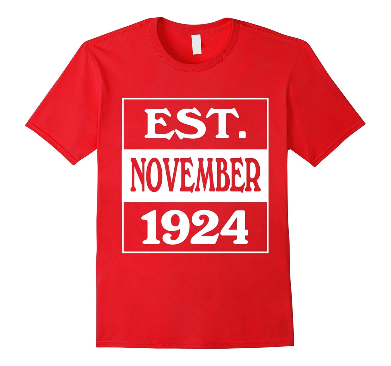 Est November 1924 T-shirt 93 Years Old 93rd Birthday Gifts-ANZ