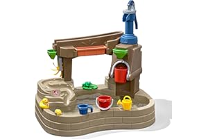 STEP2 Step 2 Pump & Splash Discovery Pond Water Table, Kids Water Sensory Activity Pool, Summer Outdoor Toys, 10 Piece Toy Accessories, For Toddlers 2+ Years Old
