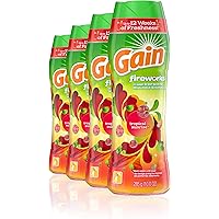 Gain Fireworks In-wash Scent Booster Beads, Tropical Sunrise, 10 Ounce , Pack of 4