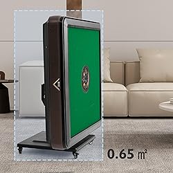 Foldable Automatic Mahjong Table with Wheels 44mm