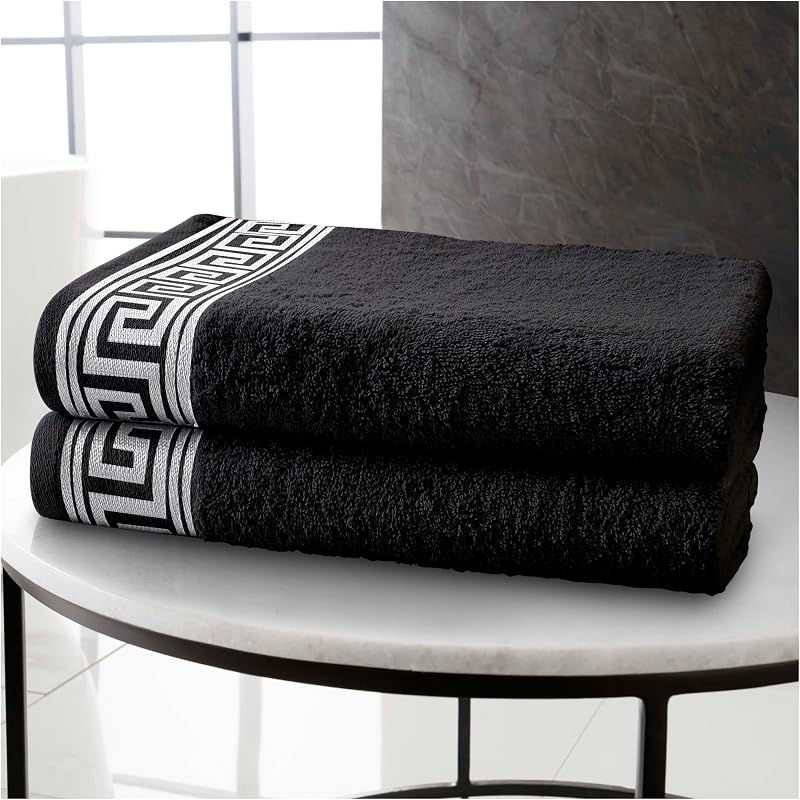 GC GAVENO CAVAILIA Egyptian Cotton 500 GSM Jumbo Bath Sheets 2 Pack