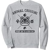 Animal Crossing Everyday Is A New Day Logo Graphic Sweatshirt