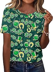 Kistore Womens Fashion Plus Size Short Sleeve Crew
