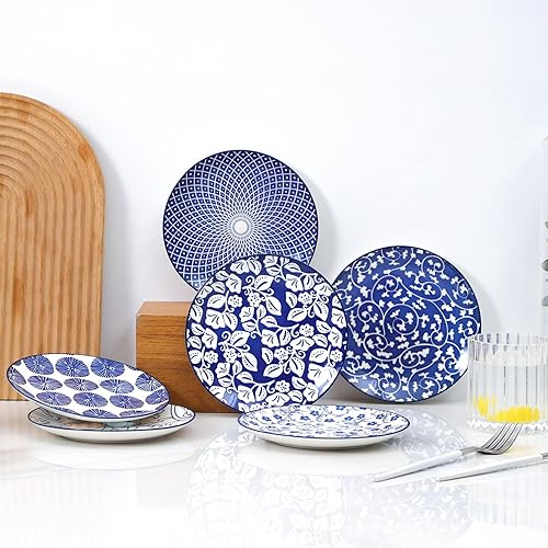 Appetizer Plates Amazon Plates Dishes Selamica Ceramic Dessert