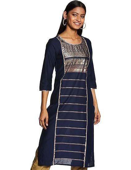 Women's Cotton Straight Kurta
