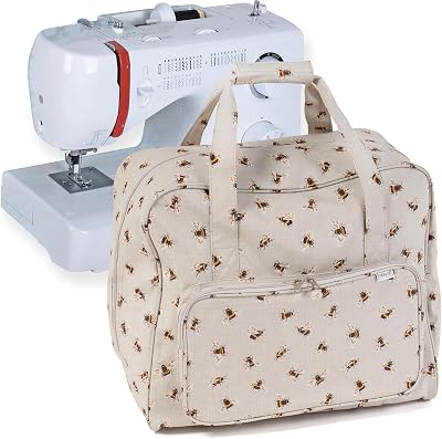 Hobby Gift Sewing Machine Bag Heavy Duty Padded Carry Case 20x44x38cm