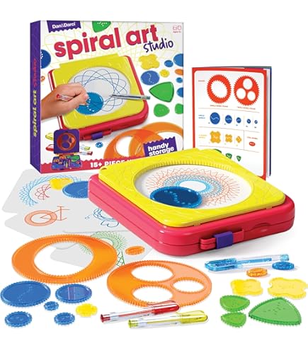 Kit De Machine à Tourner – Centre De Station En Spirale De Peinture – Jouets D'art Et D'artisanat Pour Enfants Pour Filles Et Garçons De Tous âges – Cadeaux Cool Pour Filles