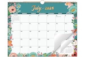 FORVANE 2025-2026 Calendar - Wall Calendar 2025-2026 covers 18 Months, Jul.2025 - Dec.2026,14.8 "x11.4", Large Ruled Blocks Perfect for Planning and Organizing for Home or Office