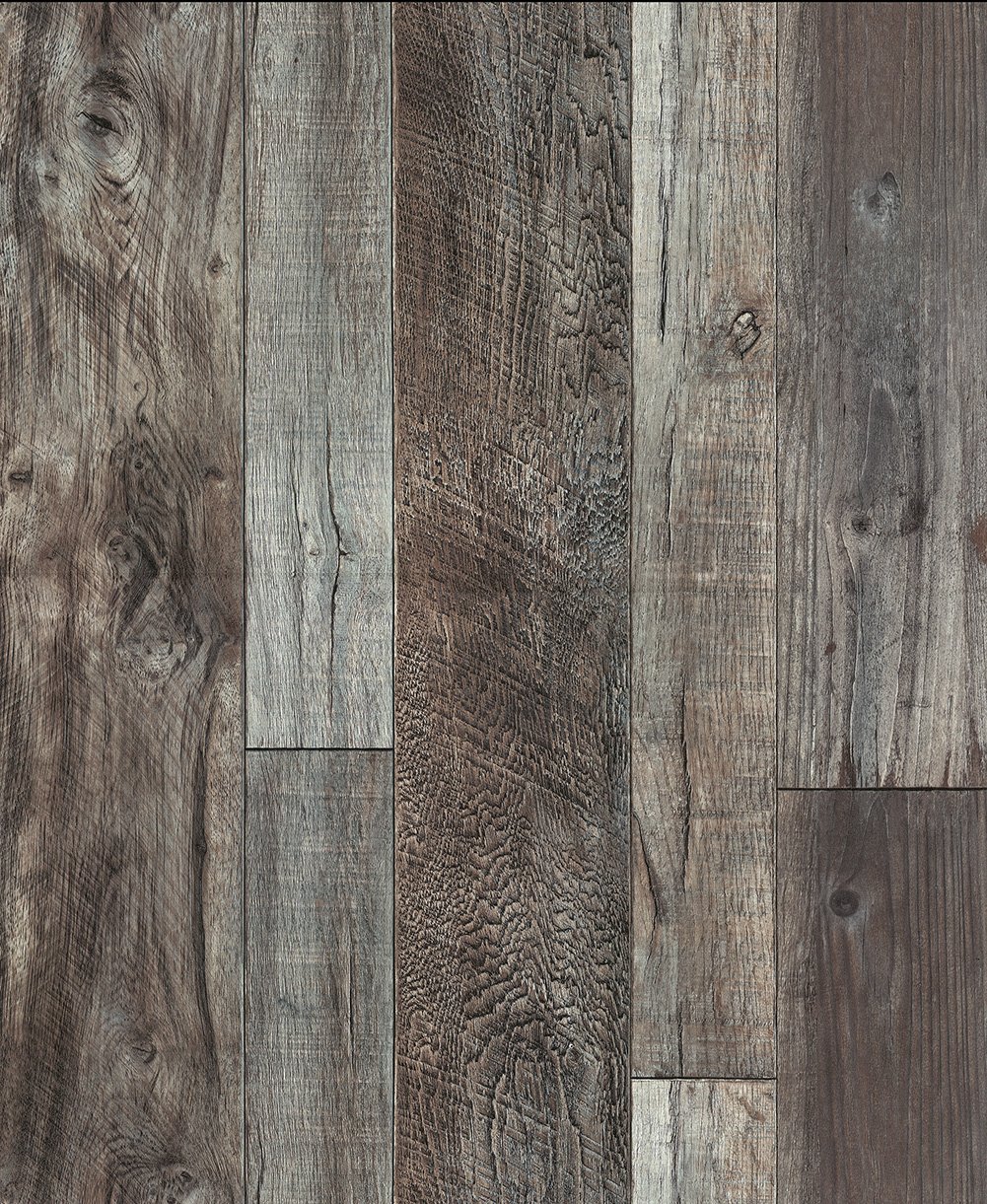 HaokHome 5003 Weathered Faux Wood Plank Wallpaper Rolls