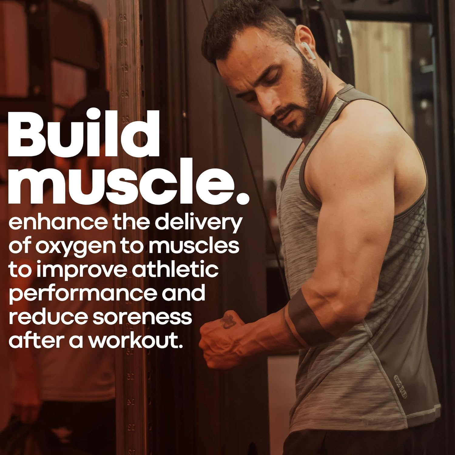 High Strength Nitric Oxide Booster Supplement with L Arginine, L-Citrulline, Malate, AAKG - Powerful NO for Muscle Growth, Strength, Vascularity, Energy & Blood Flow: Health & Personal Care