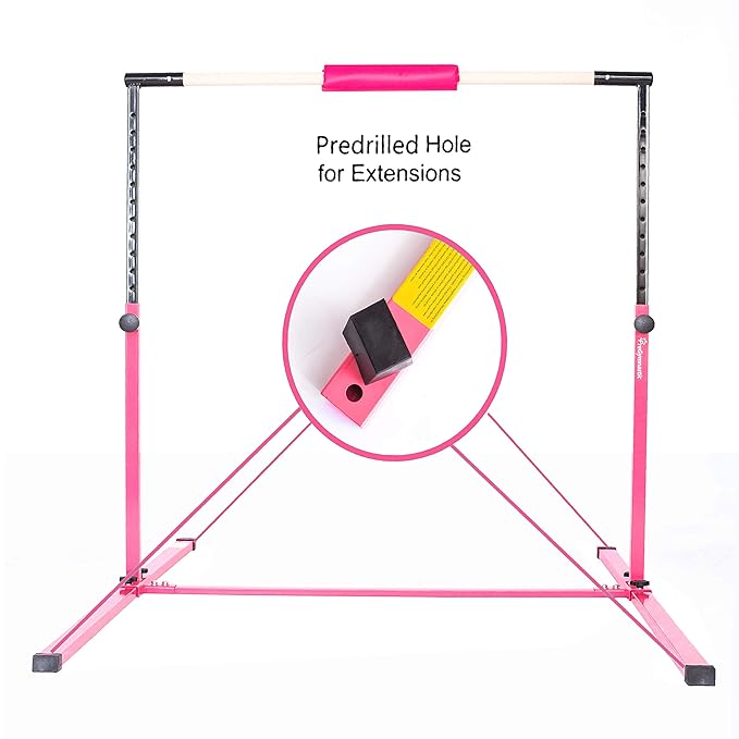 PreGymnastic Expandable & Adjustable(3'5') Kip Bar, Gymnastics