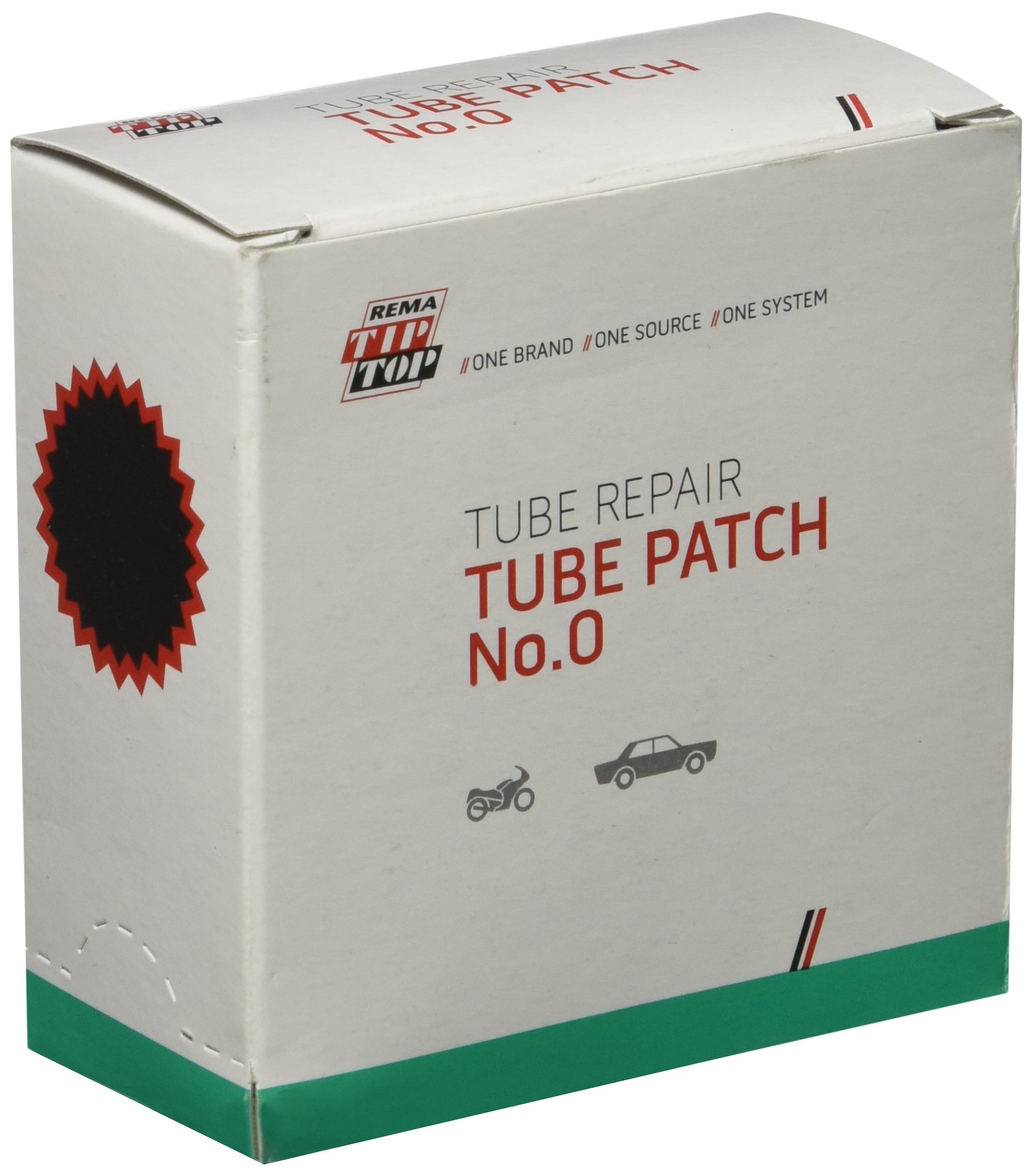 TIP TOP Pack of 100 Hose Patches Size 0 in Diameter 30 mm for Hose Repair