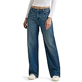 Wrangler Womens Women's Mid Rise Loose Straight Jean