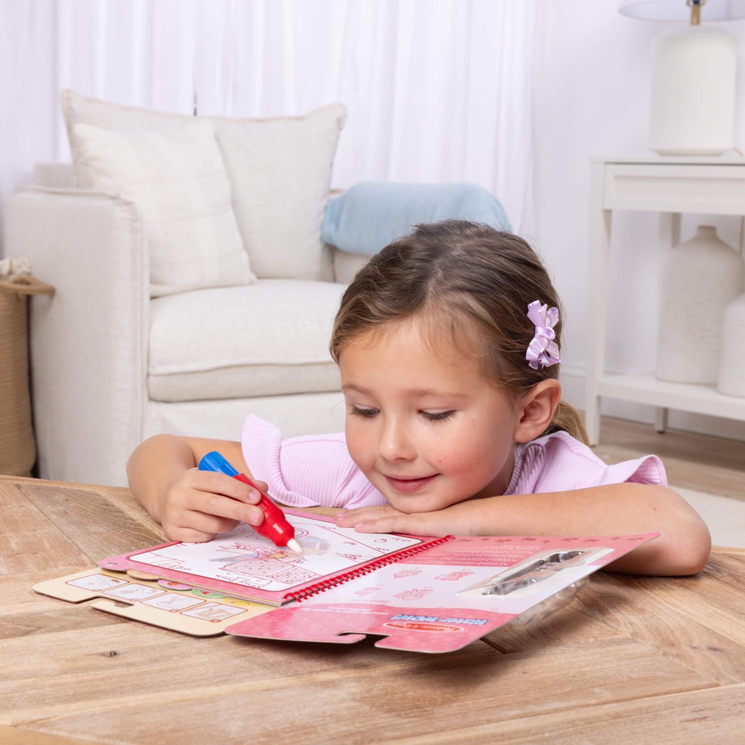 Melissa & Doug Scented Water Wow! Mess Free Coloring Book, Reusable Water-Reveal Activity Pad, Fruit, Travel Toys, Party Favors, for Toddlers for Kids Ages 3+ - FSC Certified