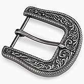 Tolongland Western Belt Buckle - 1.5" Retro Cowboy Replacement Belt Buckle for Men & Women