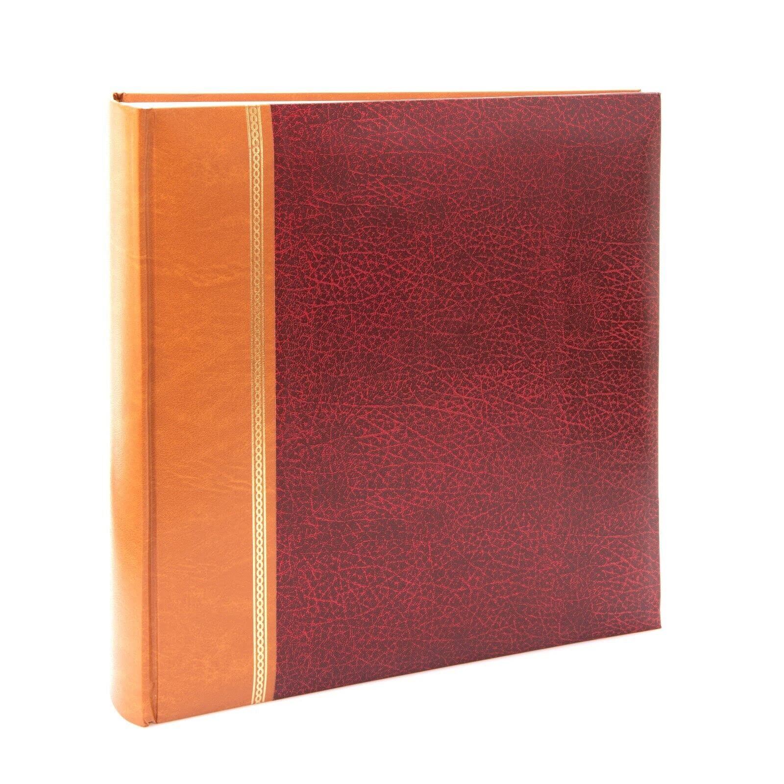 Kenro Grace Traditional Photo Album 100 Pages 28x33cm Deep Red Faux Leather Non-Adhesive Pages - KD104RD