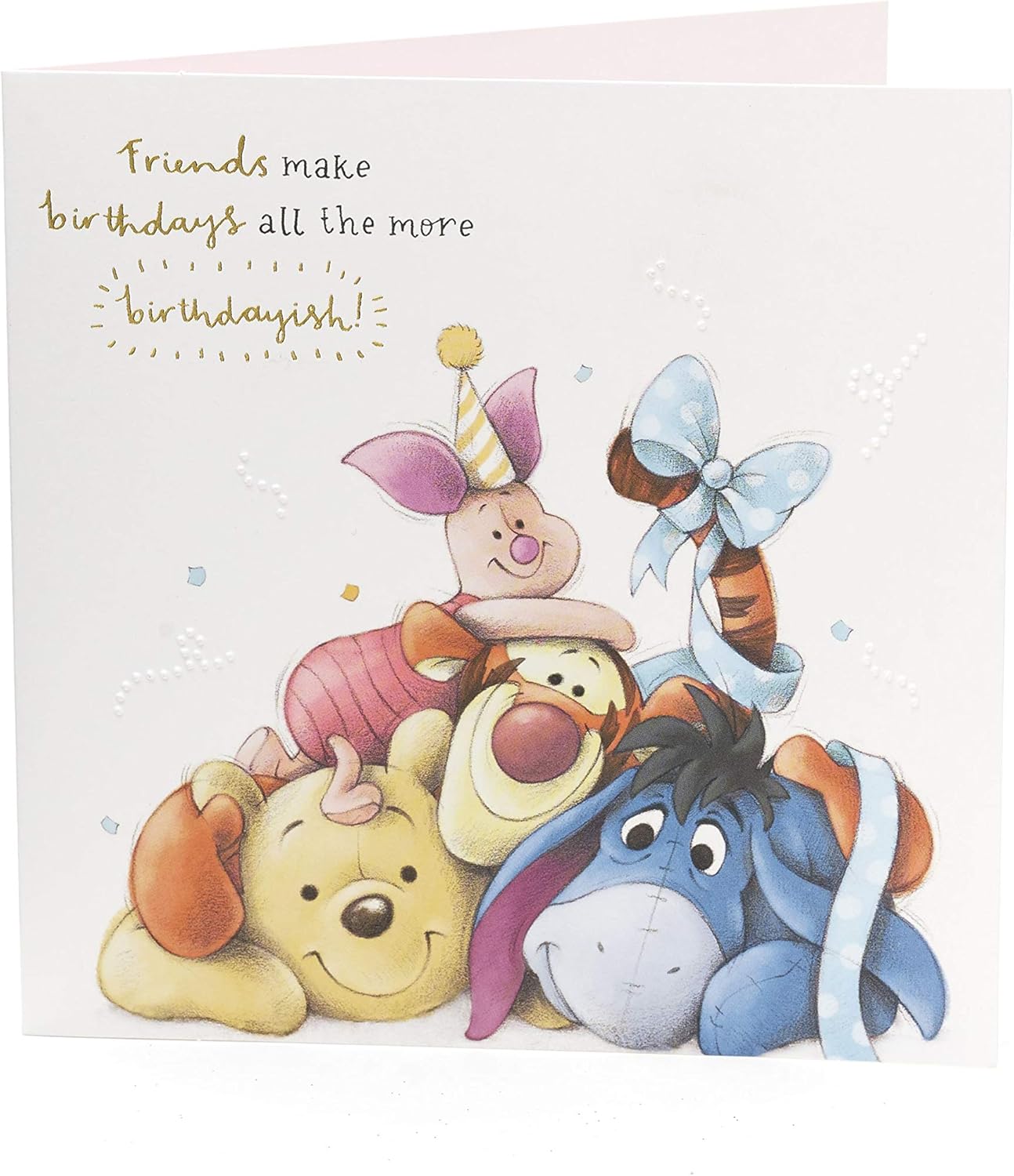 Amazon ディズニー くまのプーさん バースデーカード プーさん イヨール ピグレット ティガー 紙製品 文房具 オフィス用品